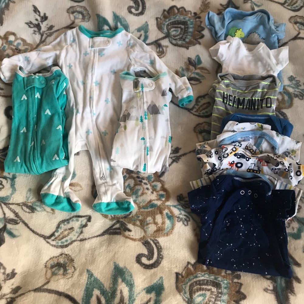 11 pieces newborn boys lot